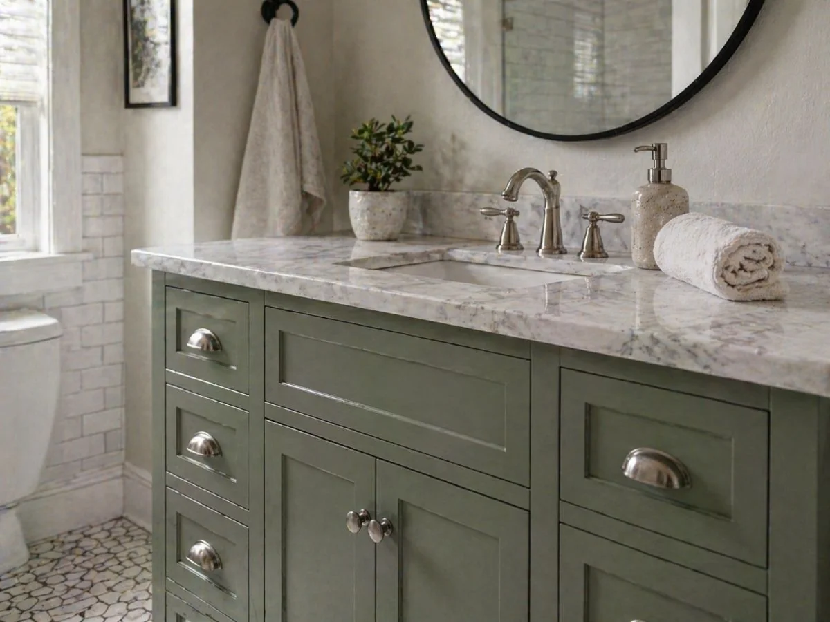 Cabinet Refinishing inspiration — color and design example